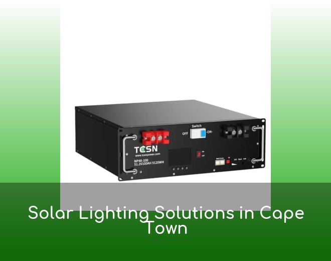 Solar Lighting Solutions in Cape Town
